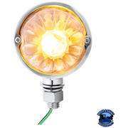 ULTRABURST CHROME DOUBLE FACE GLASS WATERMELON LIGHT (Choose Lens Color) Watermelon Light Amber & Red,Dark Amber & Red,Clear Tan