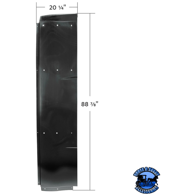 LOWER SIDE CAB FAIRING EXTENSION FOR 2018-2024 INTERNATIONAL LT (Choose Side) Cab Driver's Side,Passenger's Side Dark Slate Gray