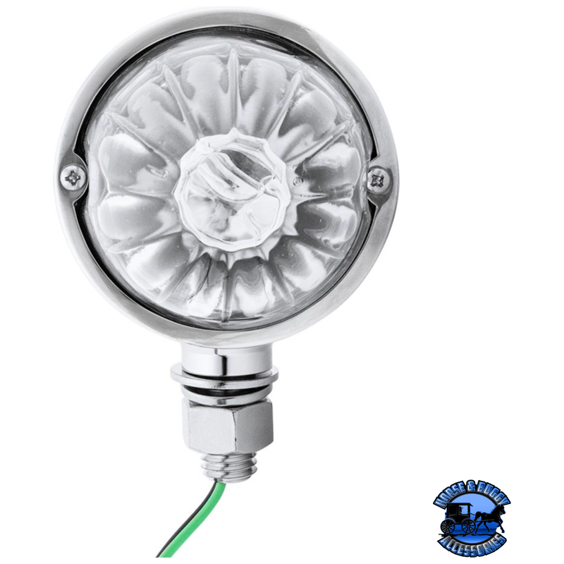 ULTRABURST CHROME DOUBLE FACE GLASS WATERMELON LIGHT (Choose Lens Color) Watermelon Light Amber & Red,Dark Amber & Red,Clear Light Gray