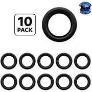 4" ROUND LIGHT GROMMET (10 PCS) #31515P10 grommet Black