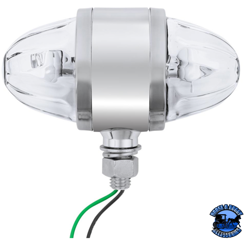 ULTRABURST CHROME DOUBLE FACE GLASS WATERMELON LIGHT (Choose Lens Color) Watermelon Light Amber & Red,Dark Amber & Red,Clear Light Gray