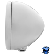 CLASSIC HEADLIGHT ASSEMBLY WITH H4 BULB (Choose Color) headlight Stainless,Chrome Gray