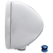 CLASSIC HEADLIGHT 6014 BULB & TURN SIGNAL (Choose Color) HEADLIGHT Stainless,Chrome Gray