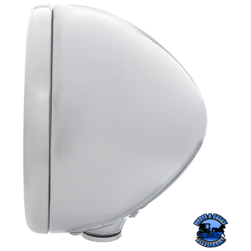 CLASSIC HEADLIGHT 6014 BULB & TURN SIGNAL (Choose Color) HEADLIGHT Stainless,Chrome Gray