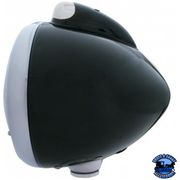 BLACK GUIDE 682-C HEADLIGHT H4 WITH WHITE LED & LED SIGNAL - CLEAR LENS #32445 HEADLIGHT Dark Slate Gray