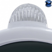 CHROME GUIDE 682-C HEADLIGHT H4 WITH WHITE LED & LED SIGNAL - CLEAR LENS #32441 HEADLIGHT Gray