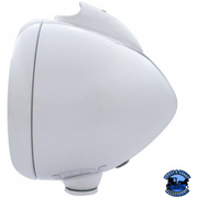 Stainless Steel Guide 682-C Headlight H4 With White LED & LED Signal - Clear Lens #32437 HEADLIGHT Light Gray