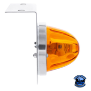 STAR-BURST GLASS WATERMELON LIGHT WITH STAINLESS STEEL LIGHT BRACKET KIT (Choose LED Color) (Choose Lens Color) watermelon Amber / Amber,Amber / Dark Amber,Amber / Clear,Red / Red,Red / Clear,White / Clear Light Gray