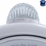 CHROME GUIDE 682-C STYLE HEADLIGHT H4 & LED TURN SIGNAL - CLEAR LENS #31544 HEADLIGHT Gray