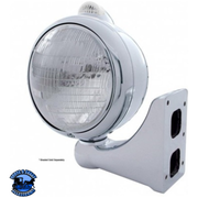 CHROME GUIDE 682-C STYLE HEADLIGHT 6014 & LED TURN SIGNAL - CLEAR LENS #31538 HEADLIGHT Gray