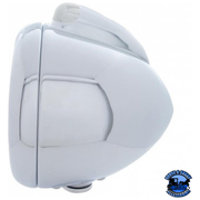 STAINLESS STEEL GUIDE 682-C STYLE HEADLIGHT CRYSTAL H4 & LED SIGNAL - CLEAR LENS #31533 HEADLIGHT Light Gray