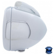 STAINLESS STEEL GUIDE 682-C STYLE HEADLIGHT 6014 & LED TURN SIGNAL - CLEAR LENS #31524 HEADLIGHT Light Gray