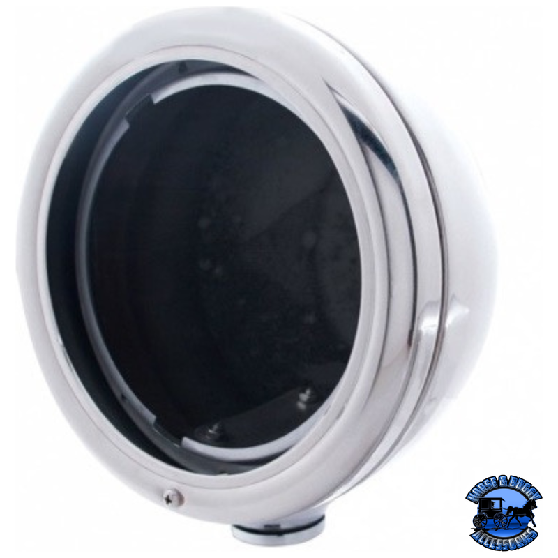 STAINLESS STEEL "CLASSIC" HEADLIGHT HOUSING - NO TURN SIGNAL #30368 HOUSING Dark Slate Gray