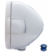 STAINLESS STEEL "CLASSIC" HEADLIGHT HOUSING - NO TURN SIGNAL #30368 HOUSING Gray