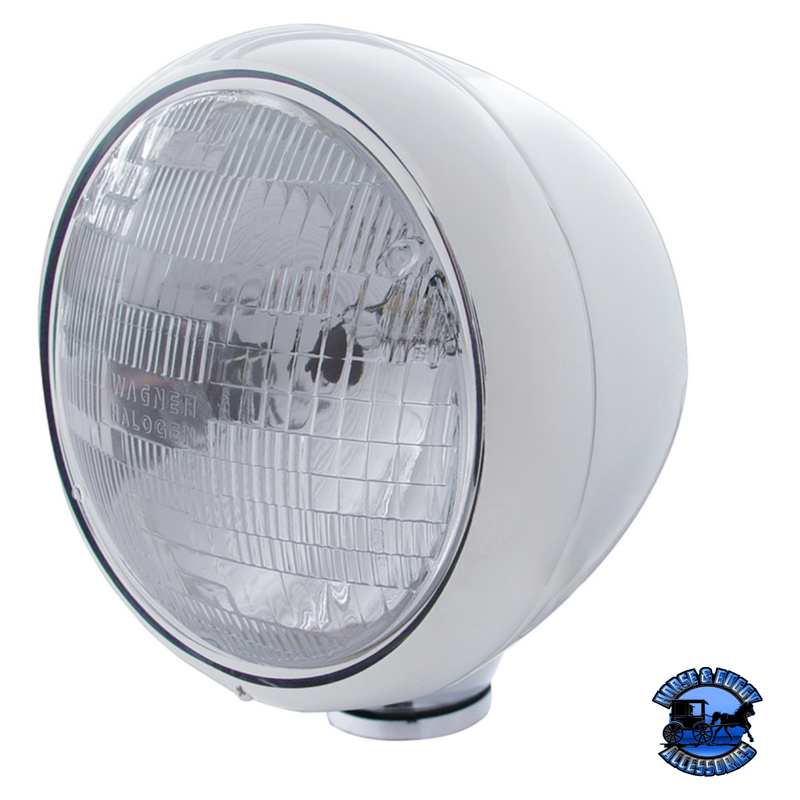 GUIDE 682-C STYLE HEADLIGHT H6024 BULB (Choose Color) HEADLIGHT Chrome Gray