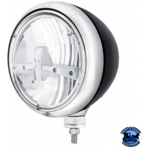 BLACK GUIDE HEADLIGHT 5 LED BULB - CHROME #32661 HEADLIGHT Light Gray
