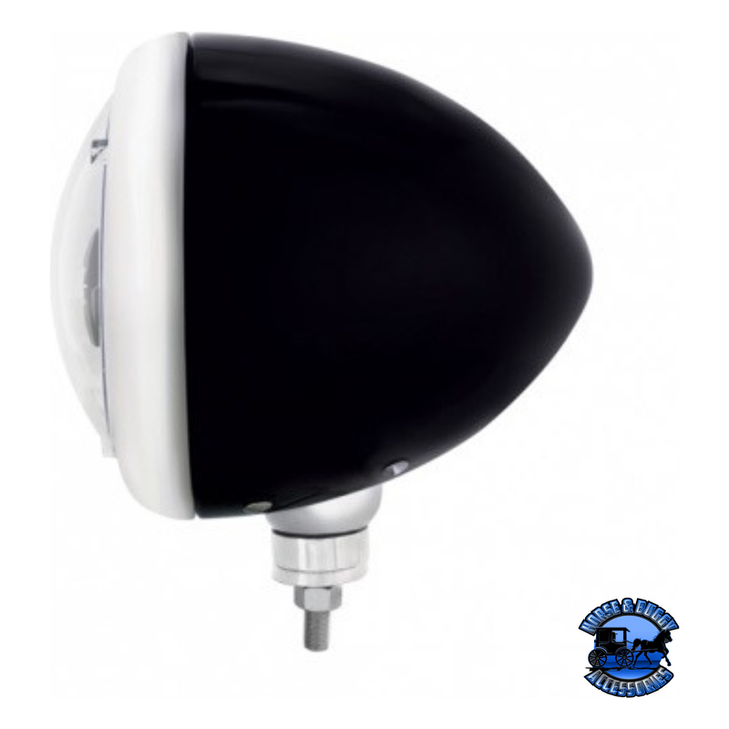 BLACK GUIDE HEADLIGHT 5 LED BULB - BLACKOUT #32660 HEADLIGHT Black