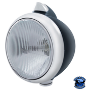 BLACK GUIDE 682-C HEADLIGHT H4 & ORIGINAL STYLE LED SIGNAL (Choose Color) HEADLIGHT Clear Gray