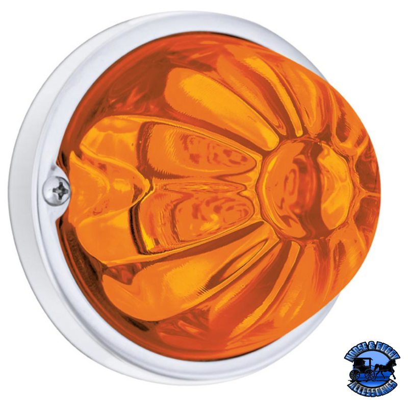 GLASS WATERMELON LIGHT KIT WITH 4 LED LIGHT (Choose LED Color) (Choose Lens Color) watermelon glass lens Amber / Amber,Amber / Dark Amber,Amber / Clear,Red / Red,Red / Clear,Blue / Clear,White / Clear Chocolate