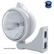 CHROME GUIDE 682-C HEADLIGHT 6014 & ORIGINAL STYLE LED SIGNAL (Choose Color) HEADLIGHT Clear,Amber Gray