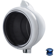 STAINLESS STEEL GUIDE 682-C HEADLIGHT NO BULB & ORIGINAL STYLE LED SIGNAL (Choose Color) HOUSING Clear Dark Slate Gray