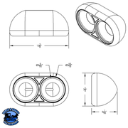 304 STAINLESS DUAL HEADLIGHT HOUSING WITH INNER LAMP BUCKET FOR PETERBILT 359 (Choose Side) HOUSING Passenger,Driver Dark Slate Gray