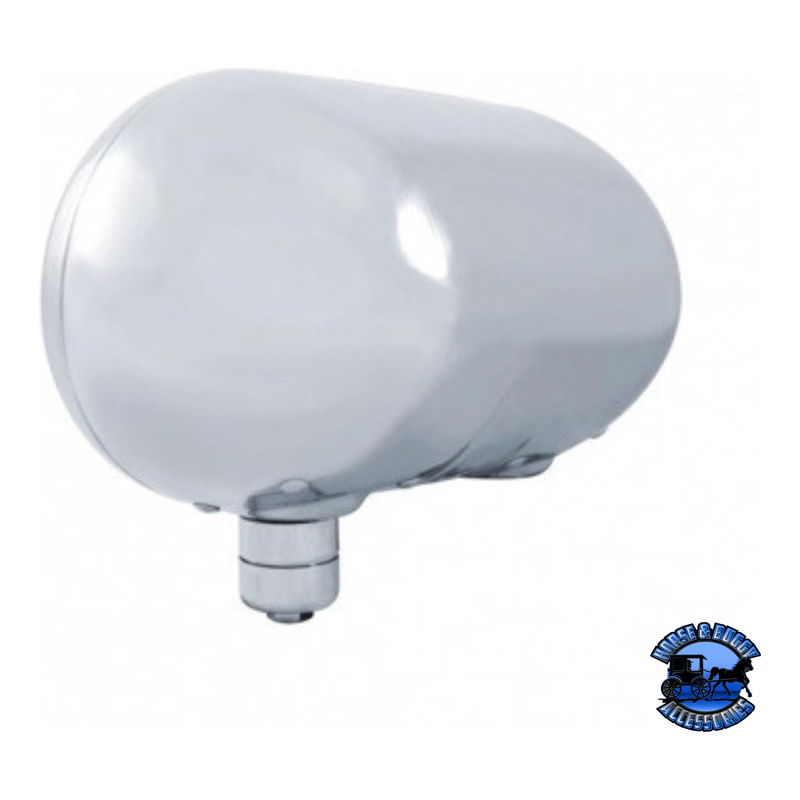 304 STAINLESS DUAL HEADLIGHT HOUSING FOR PETERBILT 359 #32179 HOUSING Light Gray