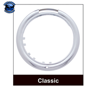 STAINLESS CLASSIC HEADLIGHT 11 LED BULB & DUAL MODE LED TURN SIGNAL (Choose Color) HEADLIGHT Amber,Clear Black