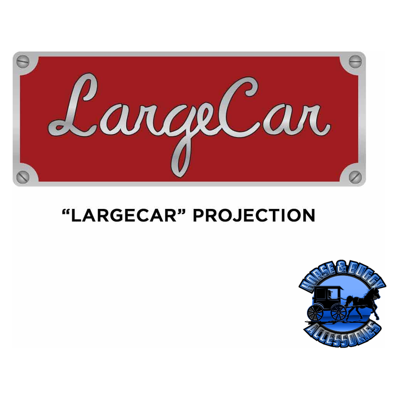 Trux LED Projector Door Light for Kenworth/Peterbilt (OEM fitment) (Choose Style) DOOR LIGHT "Largecar" - Driver Side,"Largecar" - Passenger Side Brown