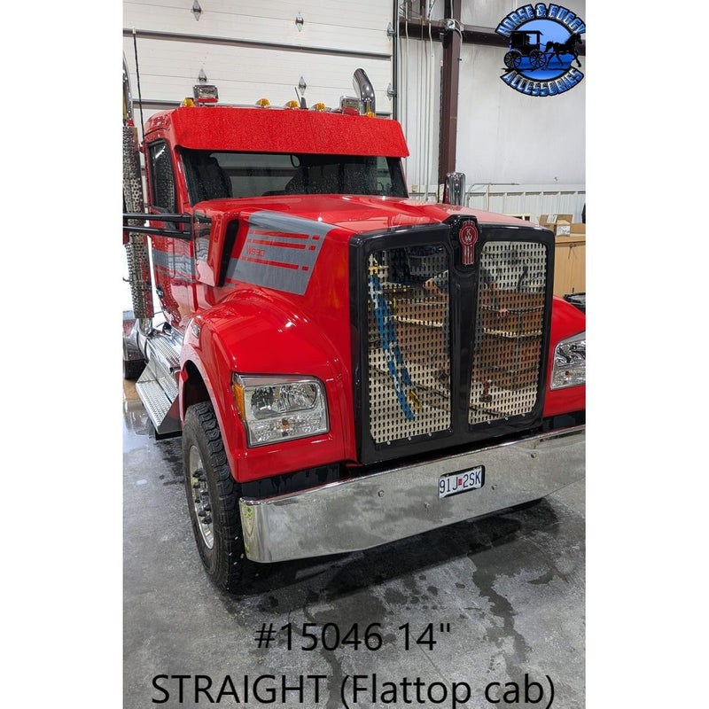 Peterbilt & Kenworth (No Drill) OEM Bracket Mount 2.1M Cab Visors (Choose Size) 589,567,579,t680,t880,W990
