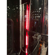 Kenworth Backlit Air Cleaner Light Bar, Rear (15") red clear lights #171249 AIR CLEANER Black