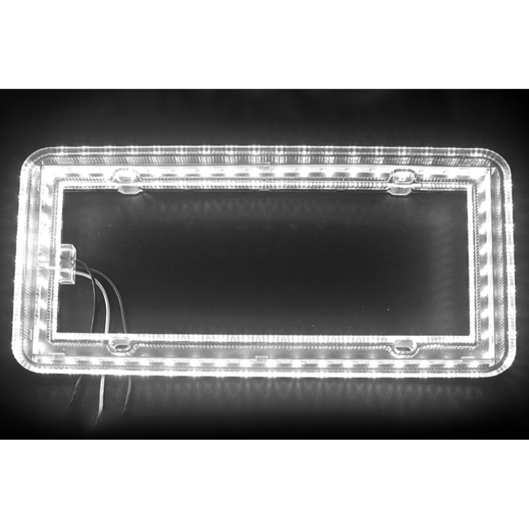 Halo Glow Light for License Plates with (Choose Color) and White LEDs Amber,Blue,Green,Purple,Red Dark Slate Gray
