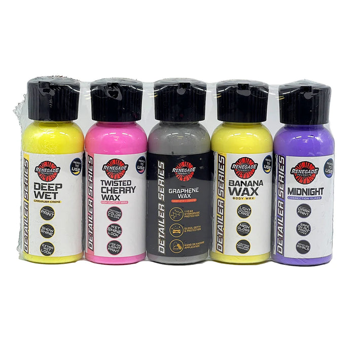 Black Renegade Products Sample Packs POLISHING WAX PACK