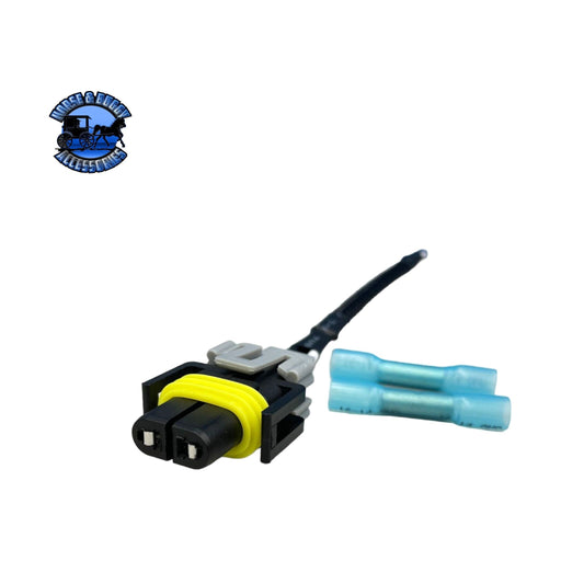 Light Goldenrod PL-20301 Headlight Connector KIT OEM Bulb #H8 #H11 #862 #861 #881 #889 #894 #896 #898 #899 plug