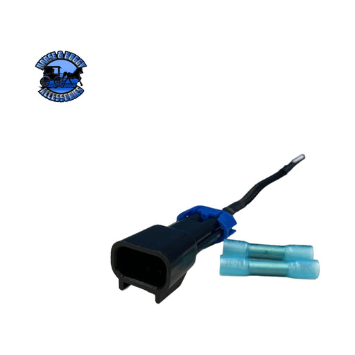 Black PL-20001 Peterbilt AC Compressor Connector Air Filter Light Plug OEM (Multiple Application) plug