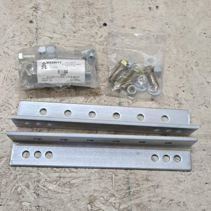 Gray ME-3507 Storage Box No-Drill Mounting Kit step box mounting bracket