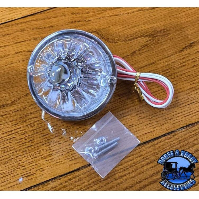 Sienna #JML-WK3-C  "Super Sealed" Twist Lock Watermelon Flush Mount Kit (Clear Glass Lens) (2 Wire 1156) watermelon glass lens