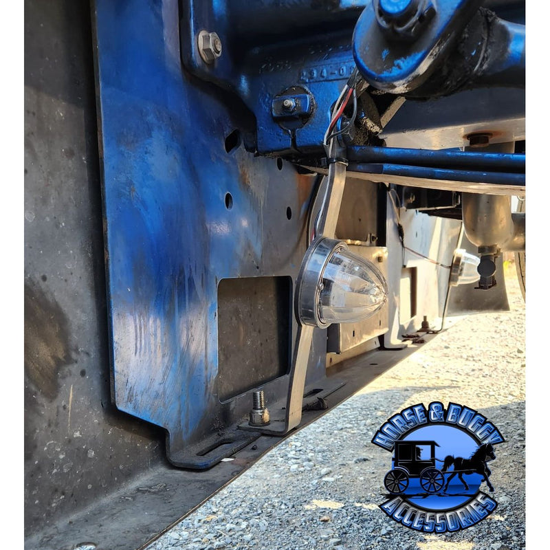 SS-1201 Lower Bumper Brace KENWORTH W900 (18" bumpers) (W/Watermelon Mount BY THE PAIR)