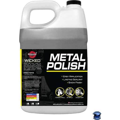 Light Gray Renegade Wicked Metal Polish Renegade Metal Polishing 1 Gallon