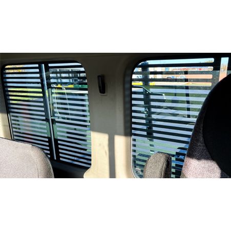 #RW115WG-KP Peterbilt / Kenworth Rear Window Guard Stainless (37” x 20 ¼”)