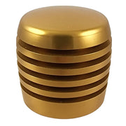 XBR-200 Grooved Cylinder Style Aluminum Shift Knob (Choose Color) Black,Blue,Brushed,Gold,Green,Purple,Red Sienna