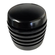 XBR-200 Grooved Cylinder Style Aluminum Shift Knob (Choose Color) Black Black