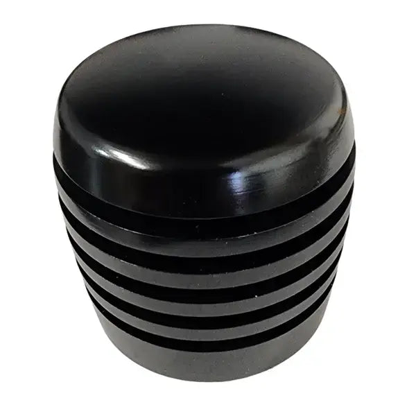XBR-200 Grooved Cylinder Style Aluminum Shift Knob (Choose Color) Black Black