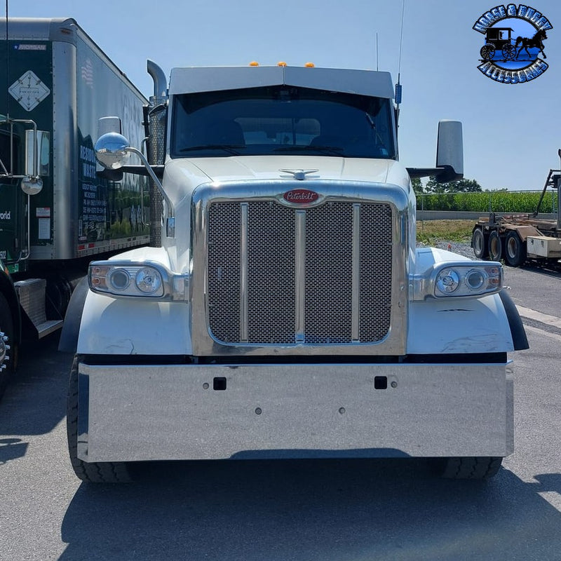 S22-10D-20-1123 20", Mitered, Standard Mount, Tow Holes Peterbilt 389 (365, 367, 388, 567 ,589) & Kenworth W990
