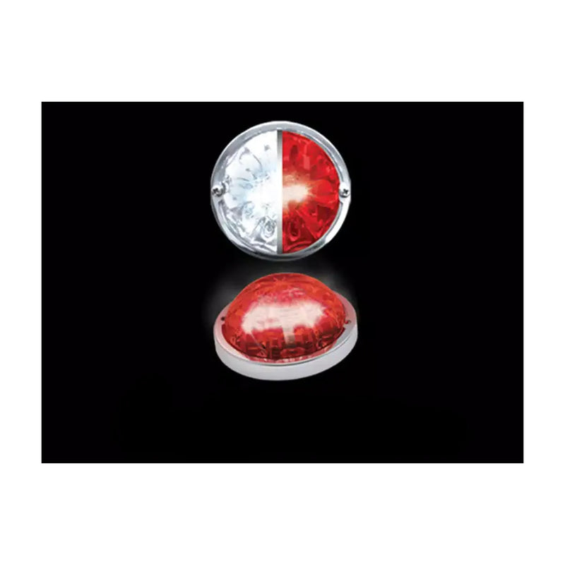 Roadworks Lo-Pro Hero Watermelon LED Marker Light (Choose Color) White & Red/Clear Rosy Brown