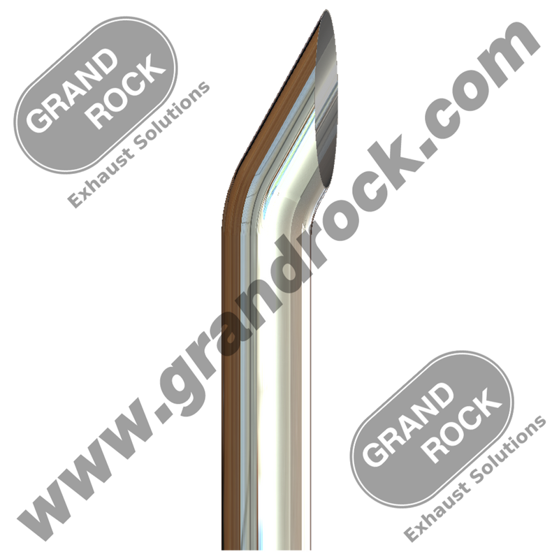 A8-48SBC  8" X 48" AUSSIE, 8" OD; CHROME