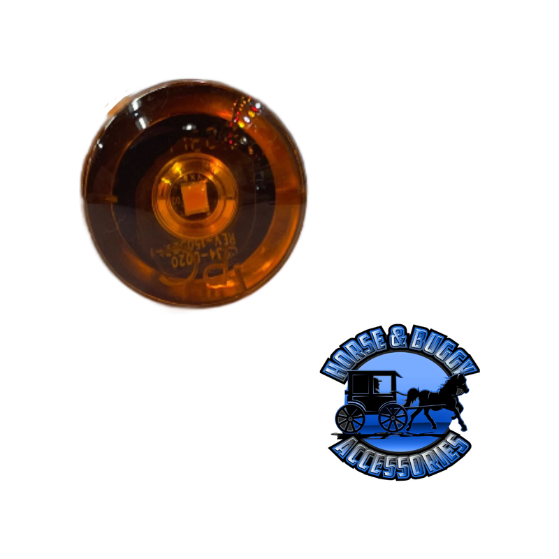TecNiq 3/4" Mini PC Sidemarker Light w/180 Bullet Plugs (Choose color) Amber/Amber Black
