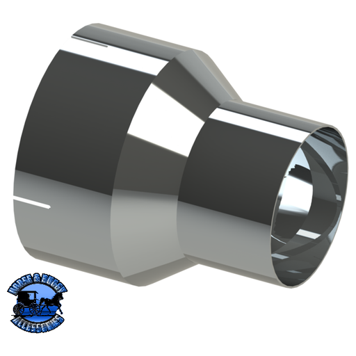 ADP7B 7" Reduced to 5" Chrome Adapter Dark Slate Gray