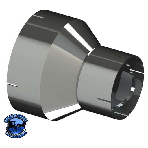 ADP8D 8" to 5" Chrome Adapter Expanded/Slotted Light Slate Gray