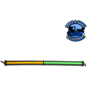 24" Center Glow Strip - Trux Dual Revolution LEDs (Choose Color) 24" glow strip Amber to Green - 120 Diodes Dark Slate Gray